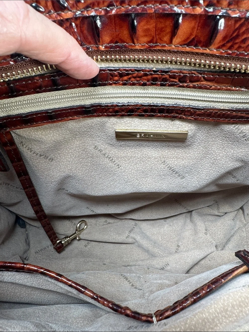 Brahmin Tote with Wallet - Picture 9 of 11